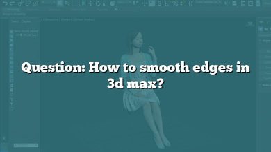 Question: How to smooth edges in 3d max?