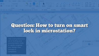 Question: How to turn on smart lock in microstation?