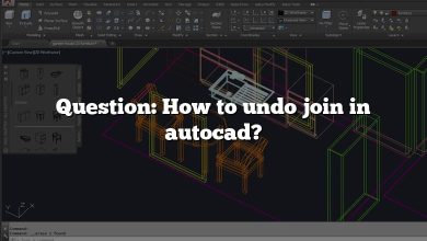 Question: How to undo join in autocad?