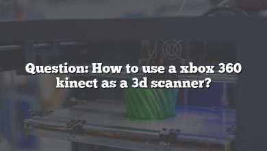 Question: How to use a xbox 360 kinect as a 3d scanner?