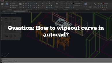 Question: How to wipeout curve in autocad?