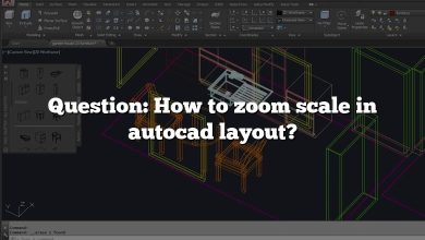 Question: How to zoom scale in autocad layout?