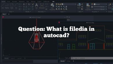 Question: What is filedia in autocad?