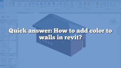 Quick answer: How to add color to walls in revit?