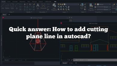 Quick answer: How to add cutting plane line in autocad?