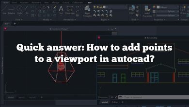 Quick answer: How to add points to a viewport in autocad?