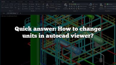 Quick answer: How to change units in autocad viewer?