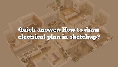 Quick answer: How to draw electrical plan in sketchup?