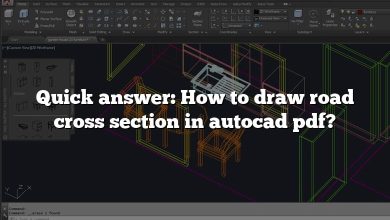 Quick answer: How to draw road cross section in autocad pdf?