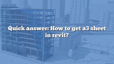 Quick answer: How to get a3 sheet in revit?