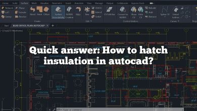 Quick answer: How to hatch insulation in autocad?