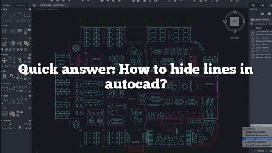 Quick answer: How to hide lines in autocad?