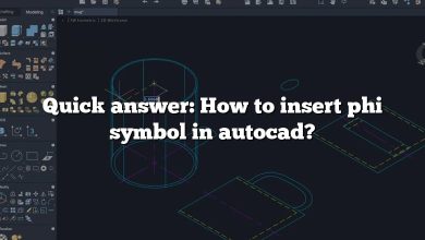 Quick answer: How to insert phi symbol in autocad?