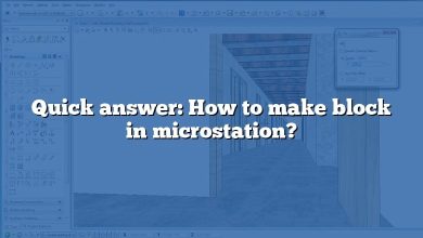 Quick answer: How to make block in microstation?