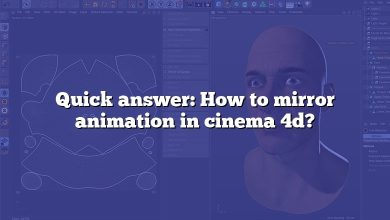 Quick answer: How to mirror animation in cinema 4d?