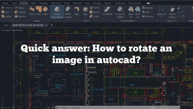 Quick answer: How to rotate an image in autocad?