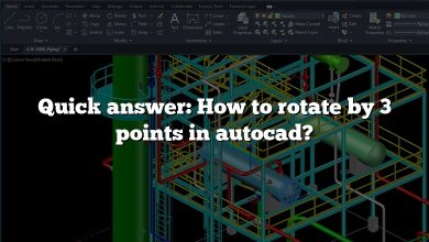 Quick answer: How to rotate by 3 points in autocad?