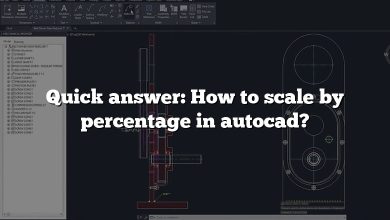 Quick answer: How to scale by percentage in autocad?