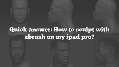 Quick answer: How to sculpt with zbrush on my ipad pro?