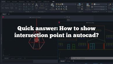 Quick answer: How to show intersection point in autocad?