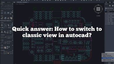 Quick answer: How to switch to classic view in autocad?