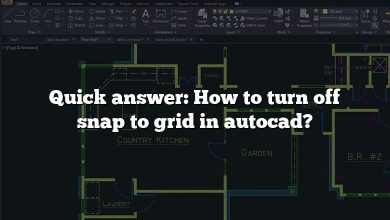 Quick answer: How to turn off snap to grid in autocad?