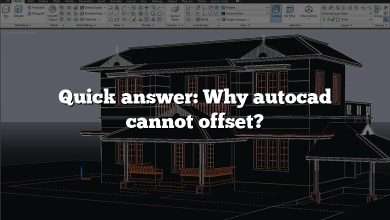 Quick answer: Why autocad cannot offset?