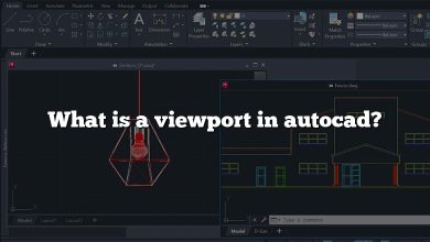 What is a viewport in autocad?