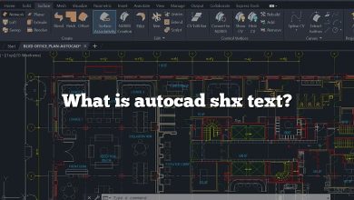 What is autocad shx text?