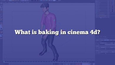 What is baking in cinema 4d?