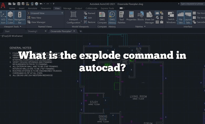 What is the explode command in autocad? - CADdikt