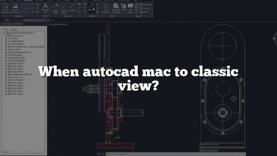 When autocad mac to classic view?