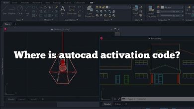 Where is autocad activation code?