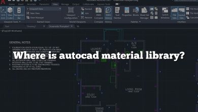 Where is autocad material library?