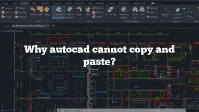 Why autocad cannot copy and paste?