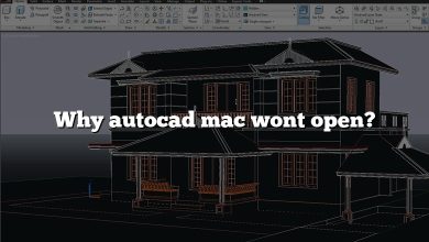 Why autocad mac wont open?