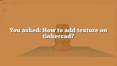 You asked: How to add texture on tinkercad?