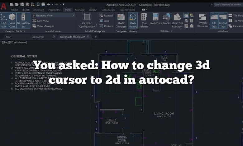 You asked: How to change 3d cursor to 2d in autocad? - CADdikt