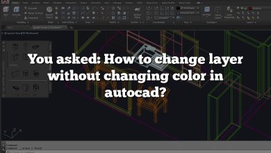 You asked: How to change layer without changing color in autocad?