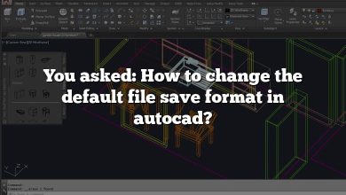 You asked: How to change the default file save format in autocad?