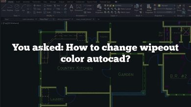 You asked: How to change wipeout color autocad?