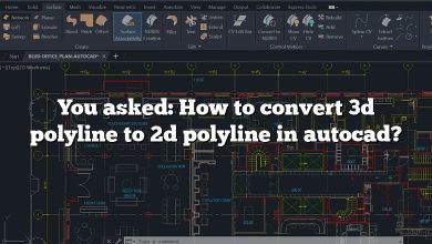 You asked: How to convert 3d polyline to 2d polyline in autocad?