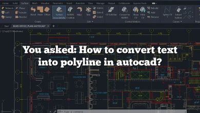 You asked: How to convert text into polyline in autocad?