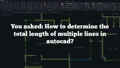 You asked: How to determine the total length of multiple lines in autocad?