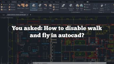 You asked: How to disable walk and fly in autocad?