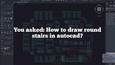 You asked: How to draw round stairs in autocad?