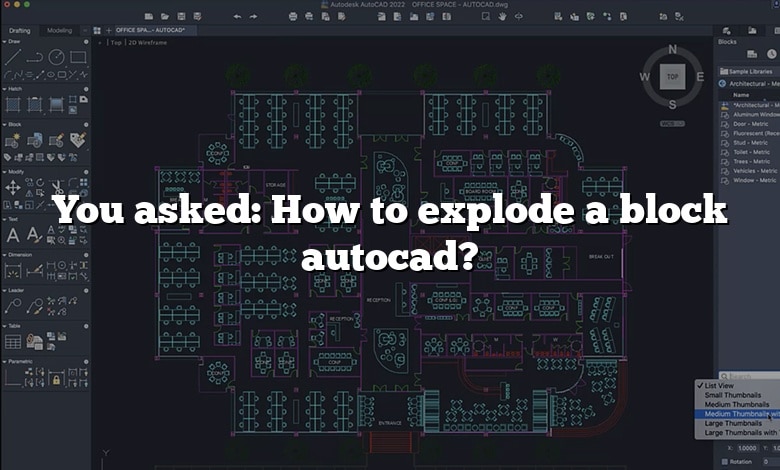 You asked: How to explode a block autocad? - CADdikt