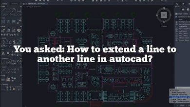 You asked: How to extend a line to another line in autocad?