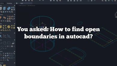 You asked: How to find open boundaries in autocad?