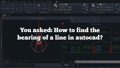 You asked: How to find the bearing of a line in autocad?